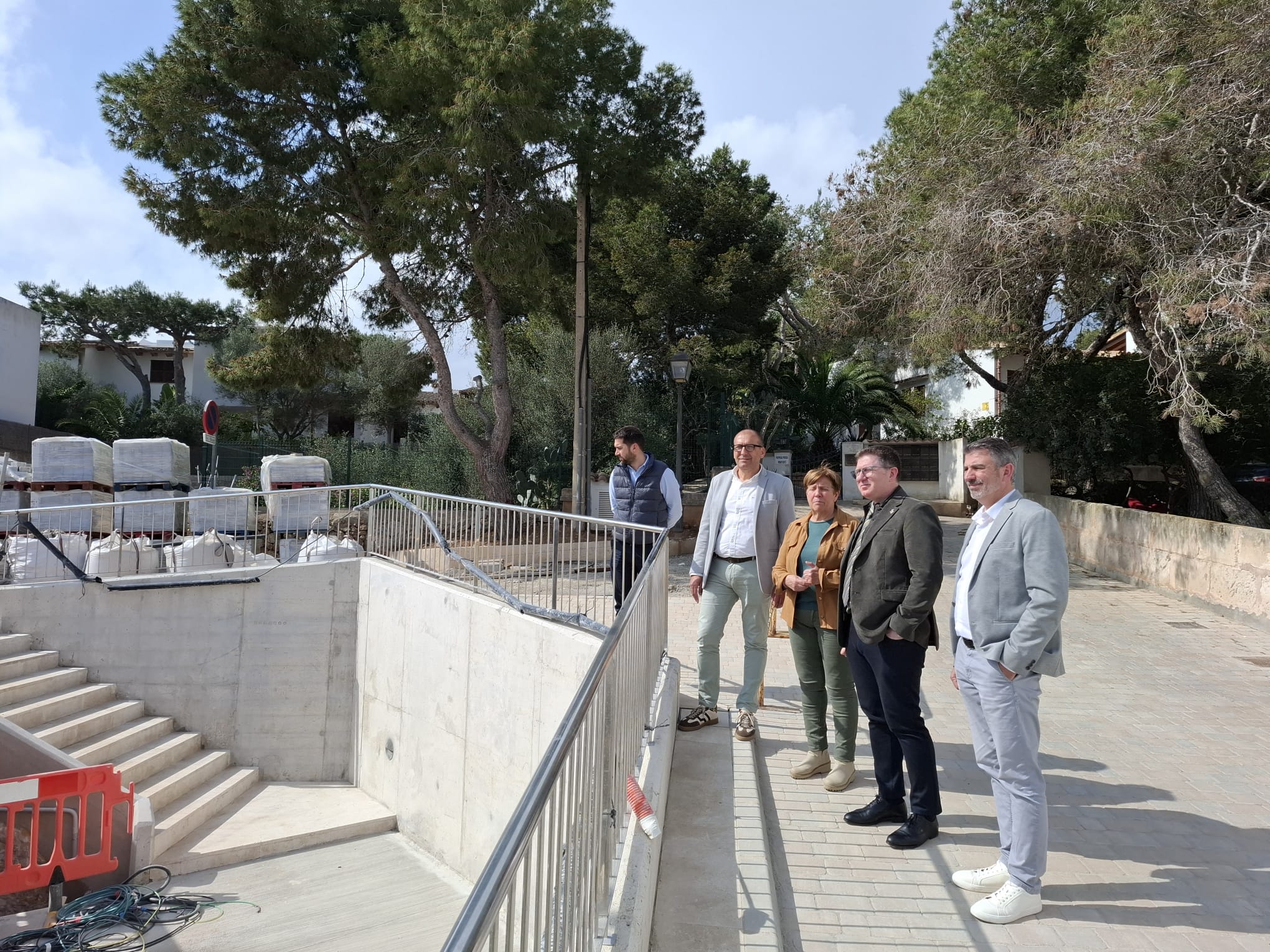 Visita obres parquing