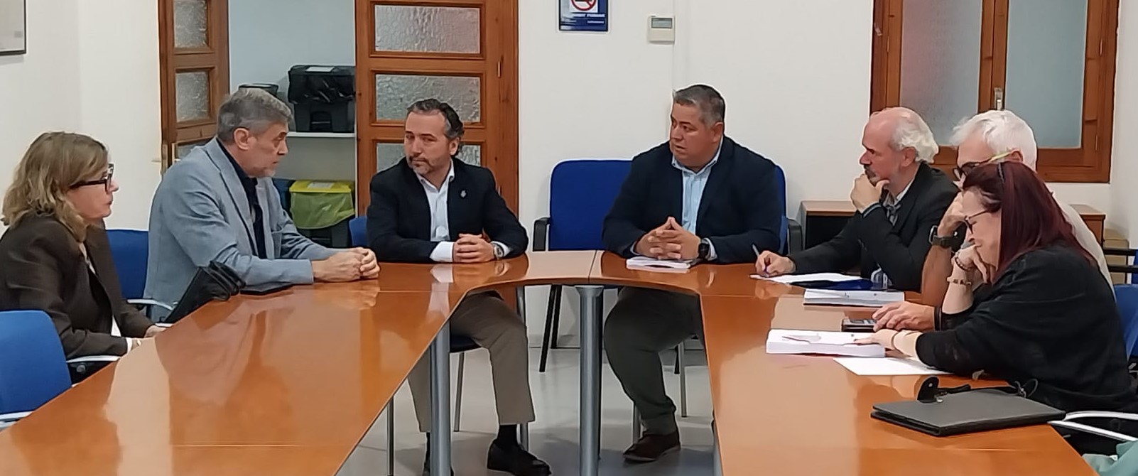 Trobada amb AVEBAL amb el seu president Ramon Reus al capdavant.