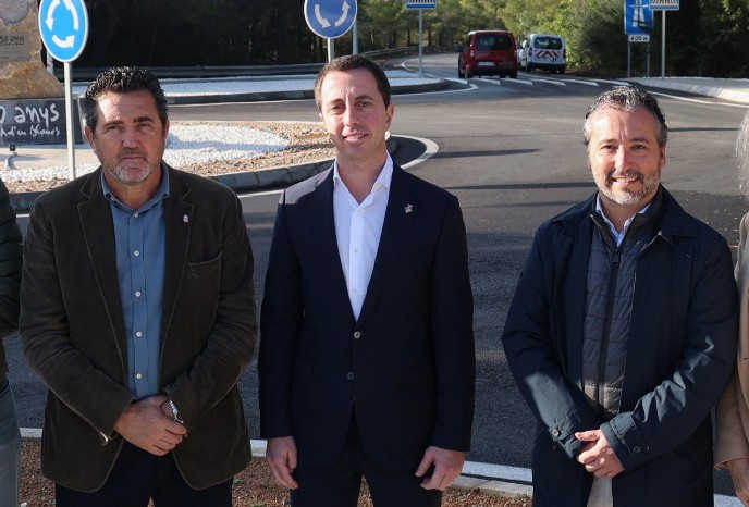 Visita a Calvià del president del Consell ,Llorenç Galmés, i del Conseller de Territori, Fernando Rubio.