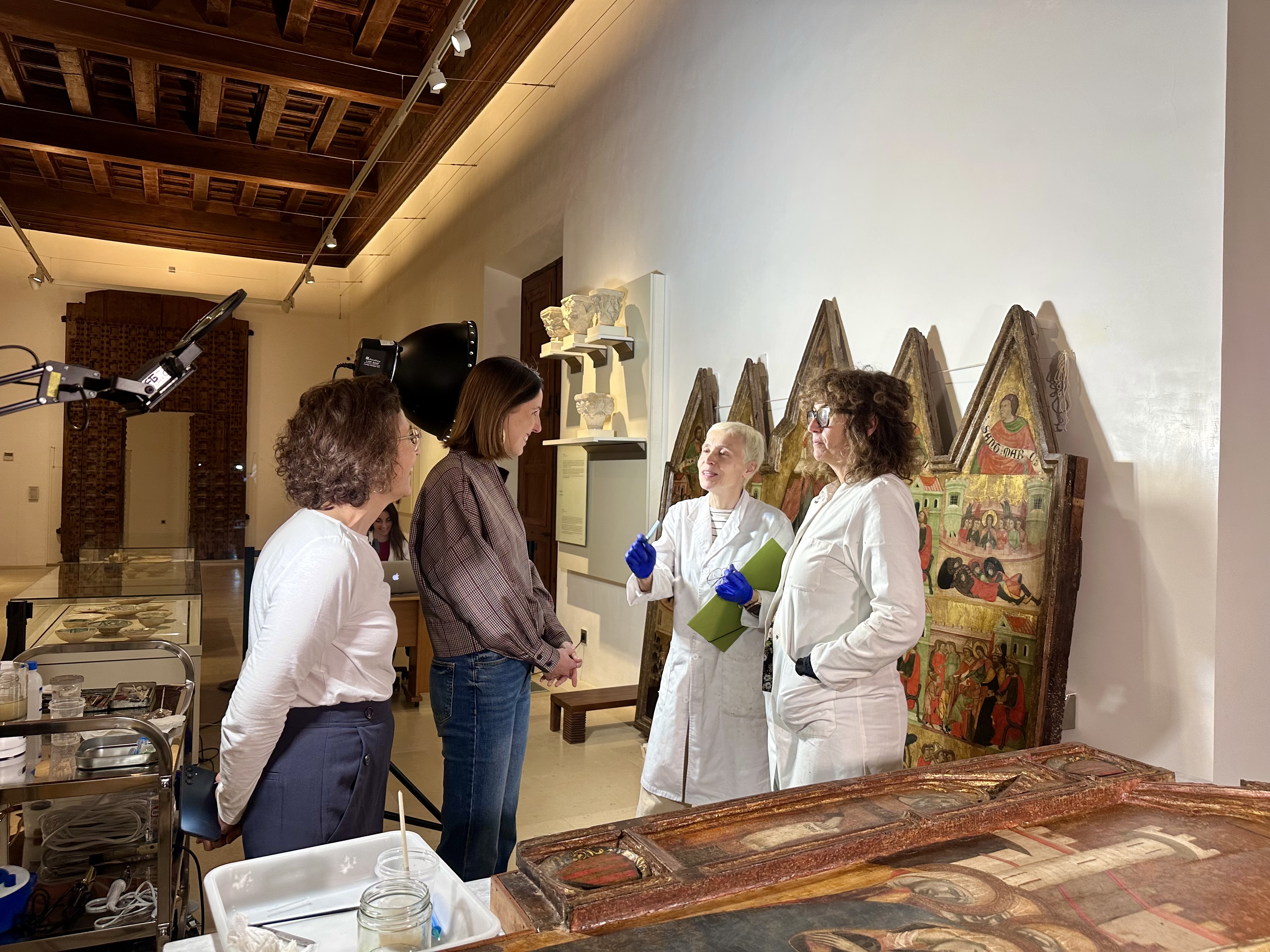 Restauració Retaule de santa Quitèria 2