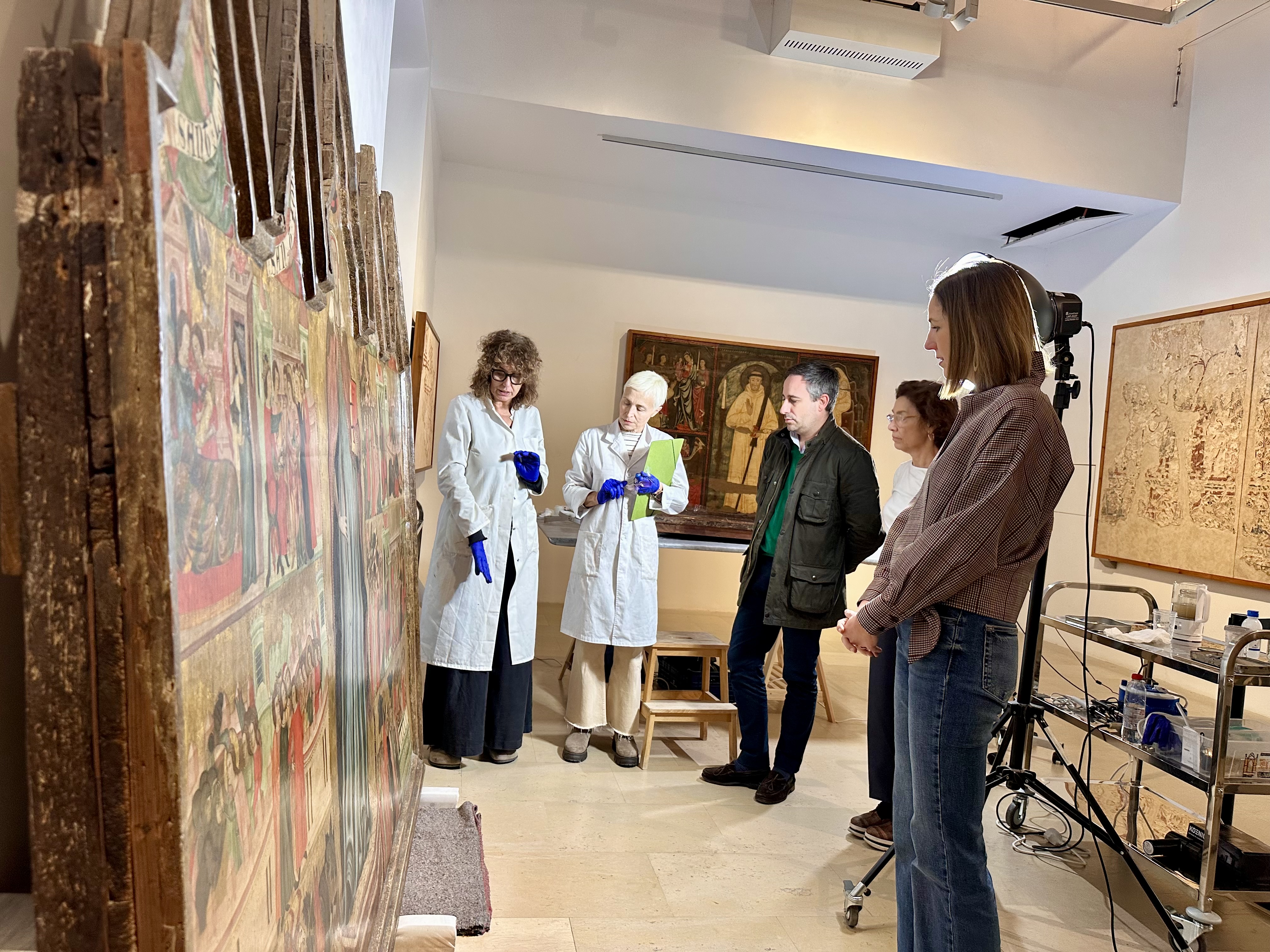 Restauració Retaule de santa Quitèria 1