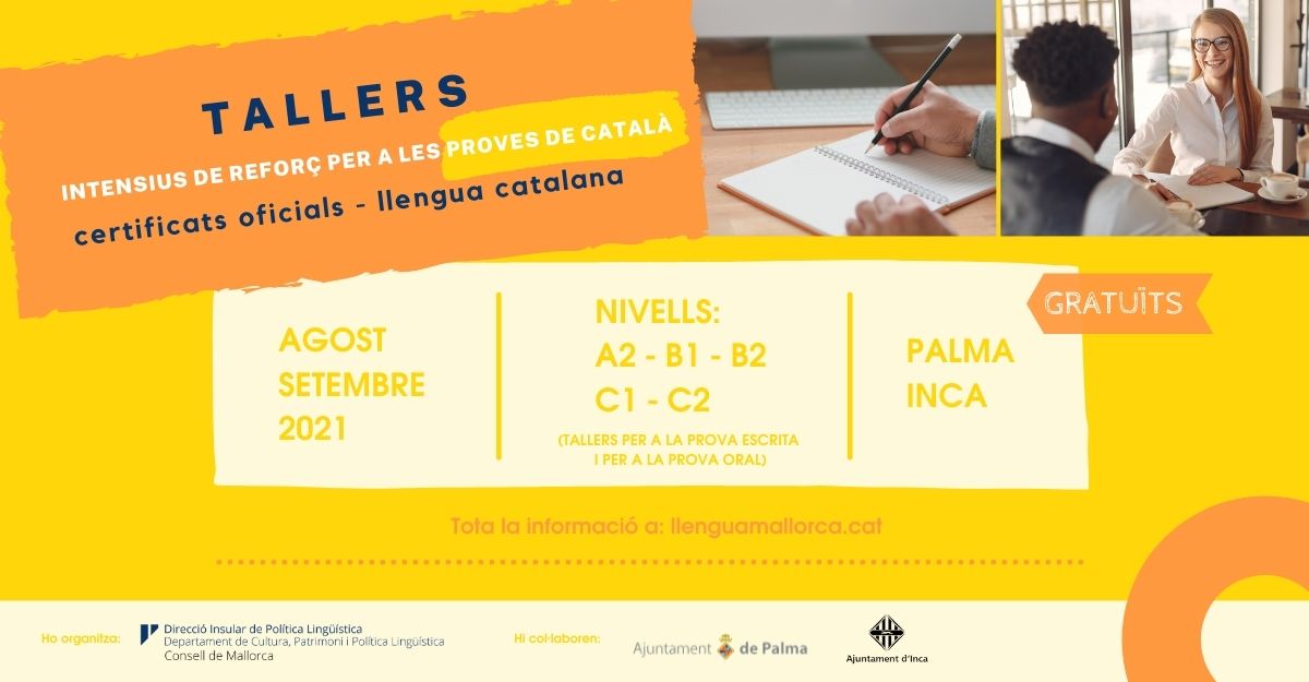 Talleres intensivos de refuerzo para las próximas pruebas de catalán.