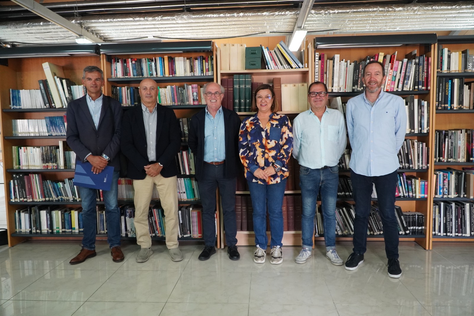 Representants d'Astilleros de Mallorca i del Consell de Mallorca