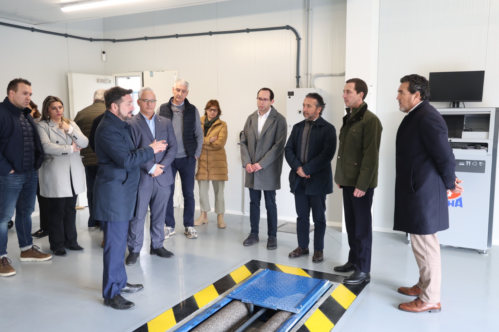 El President del Consell de Mallorca, Llorenç Galmés, a la inauguració de la ITV de Calvià.