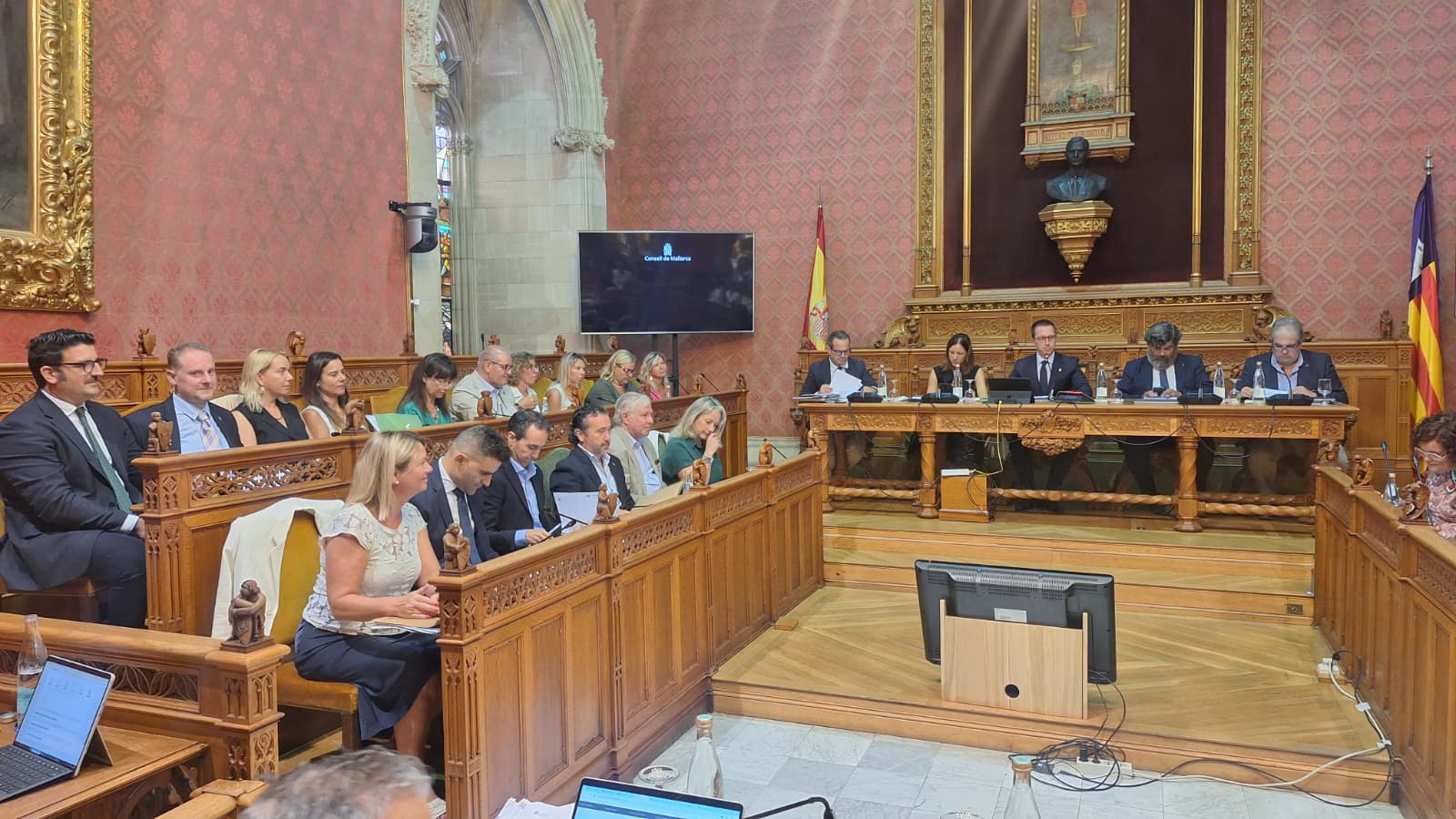 Pleno del Consell de Mallorca.