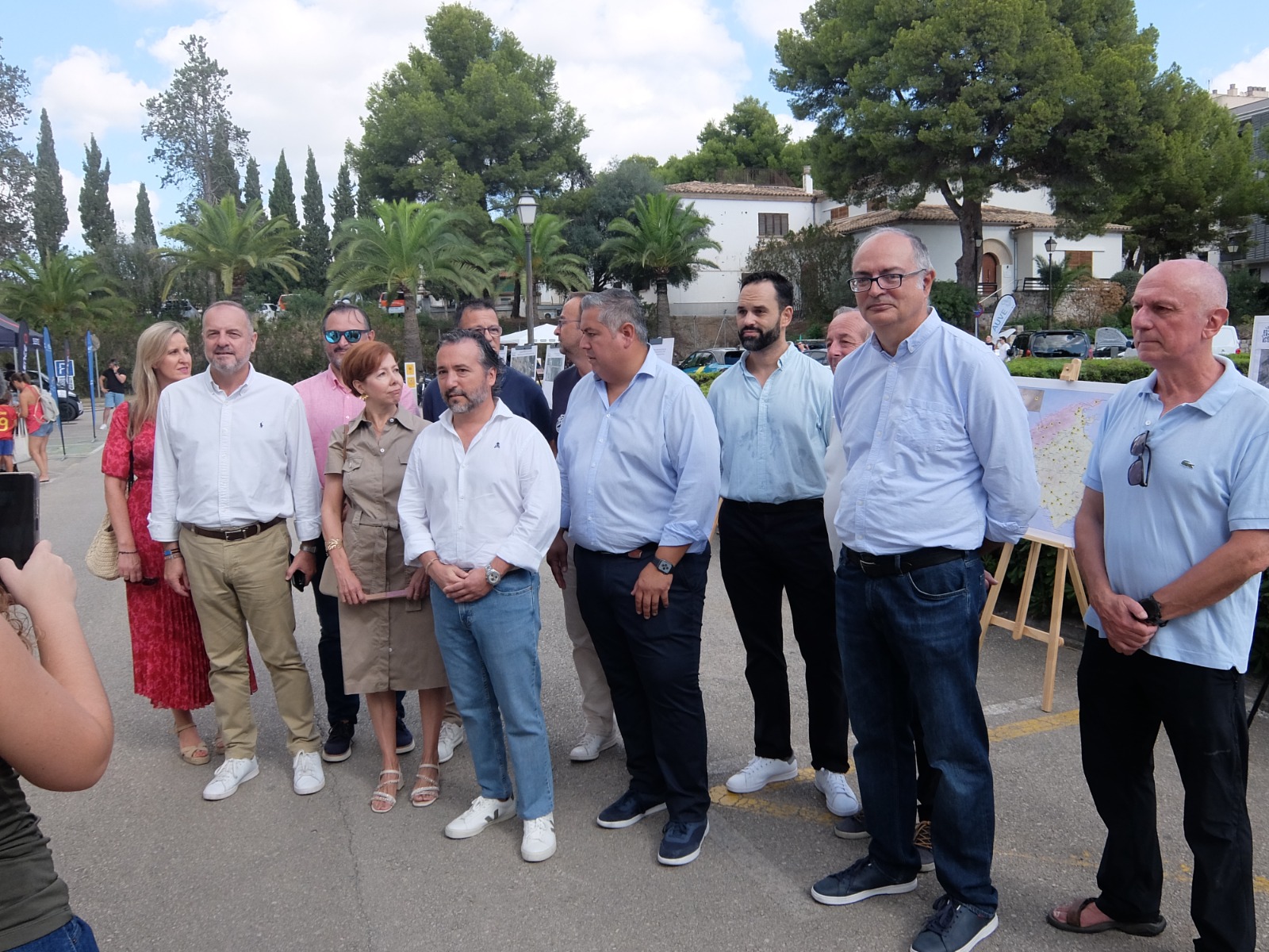 El Conseller de Territori, Mobilitat i Infraestructures, Fernando Rubio, a la Jornada de la Mobilitat Sostenible amb representants de l'Ajuntament de Palma.