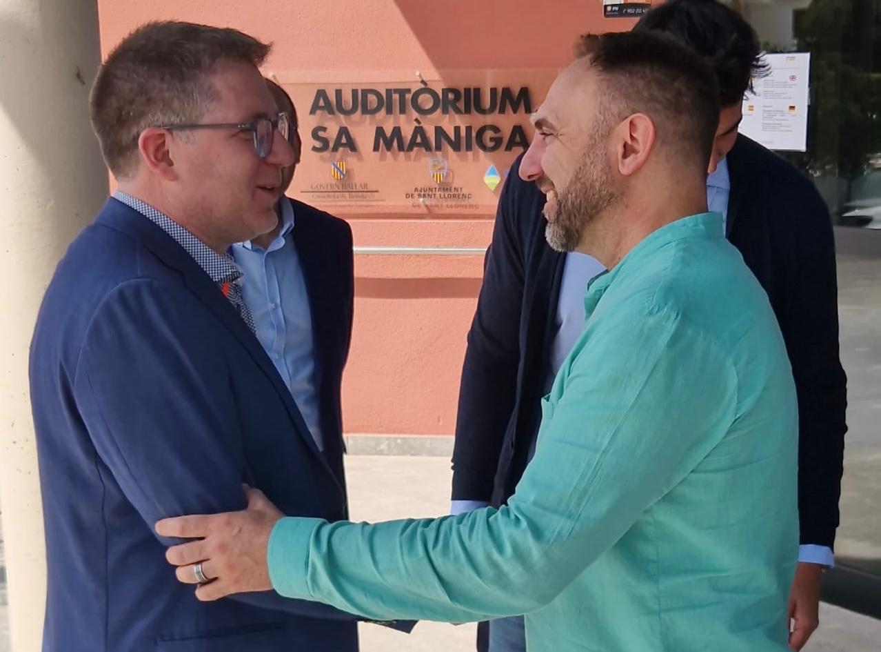 Imágenes con el alcalde de Son Servera