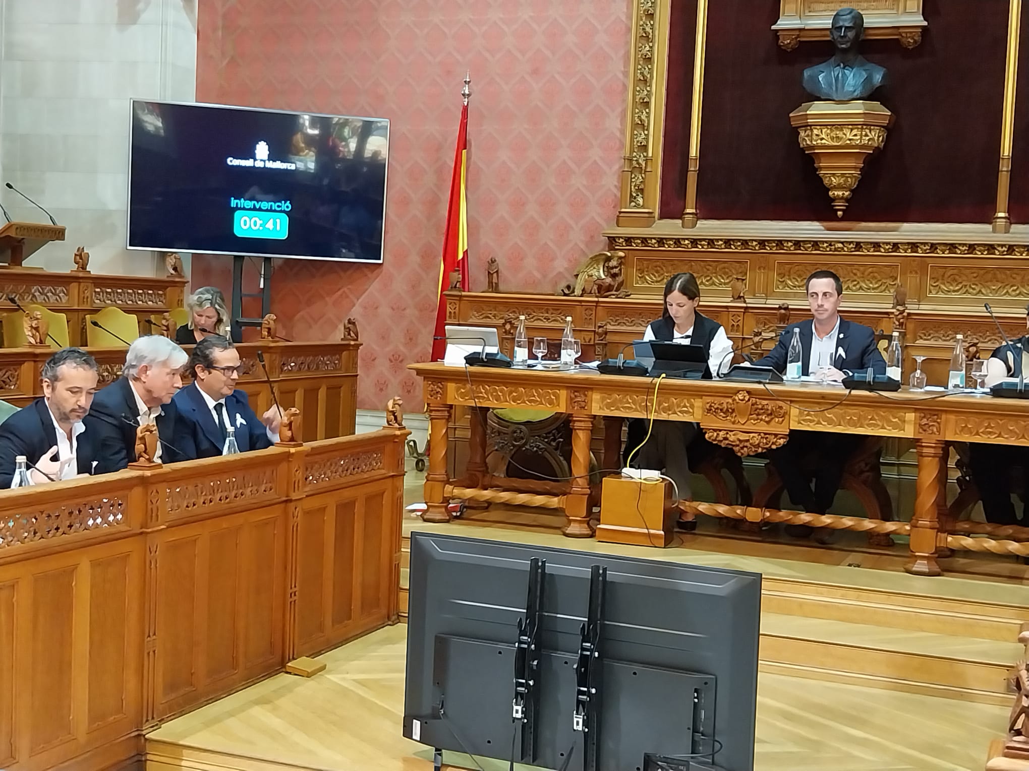 Pleno de hoy del Consell de Mallorca.
