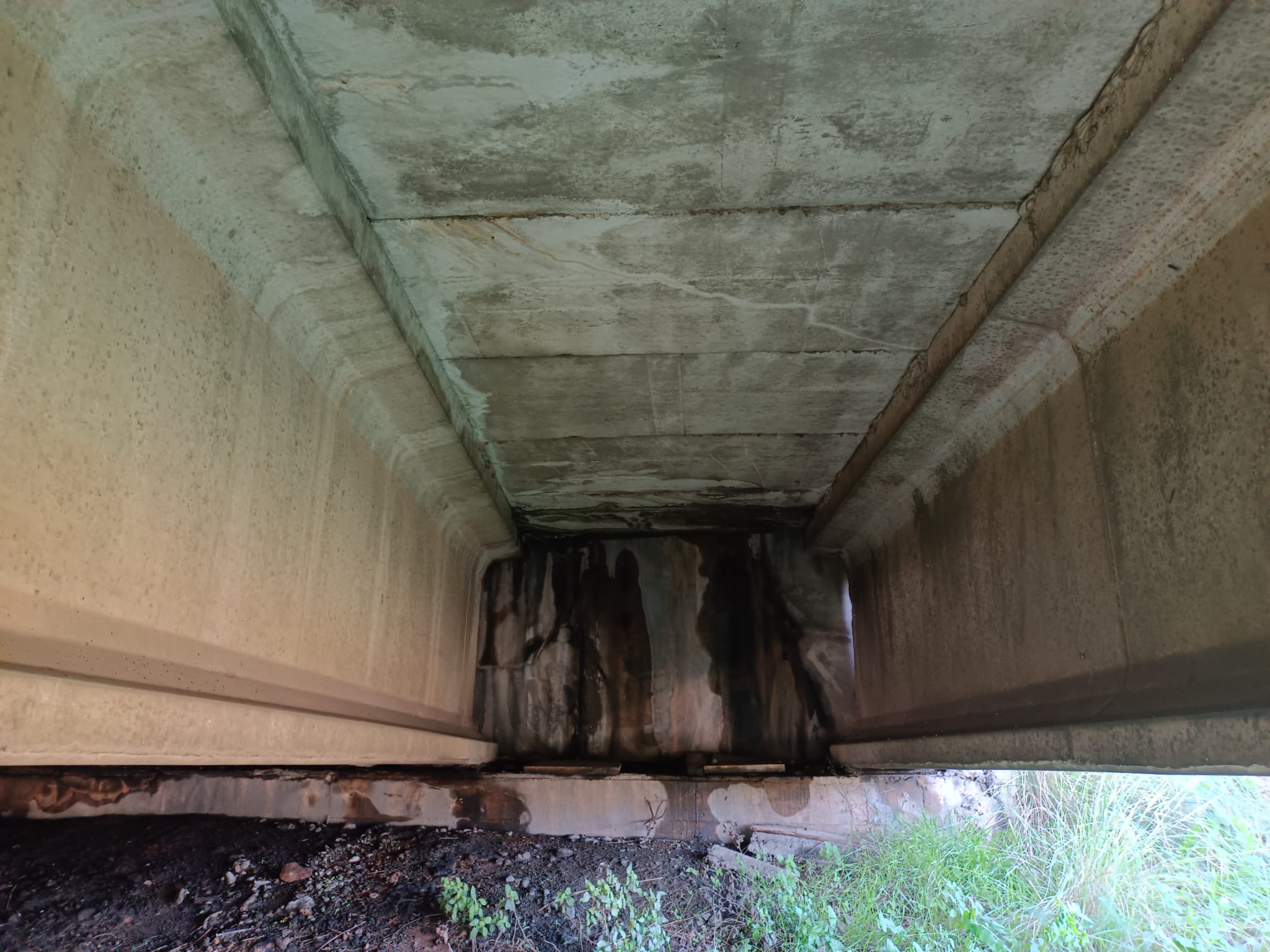 Imatge del deteriorament del pont.