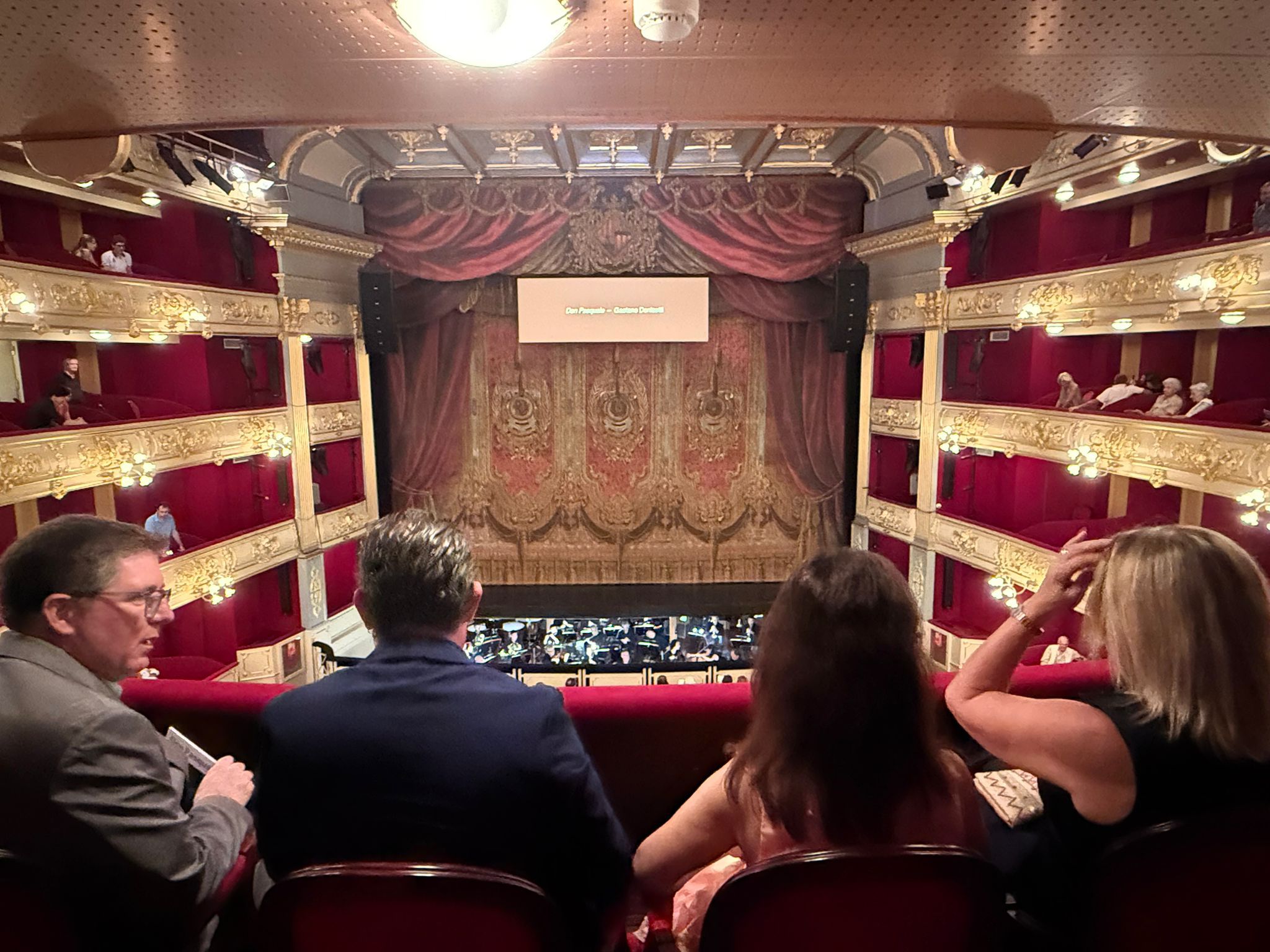 Moment de l'estrena de l'òpera Don Pasquale