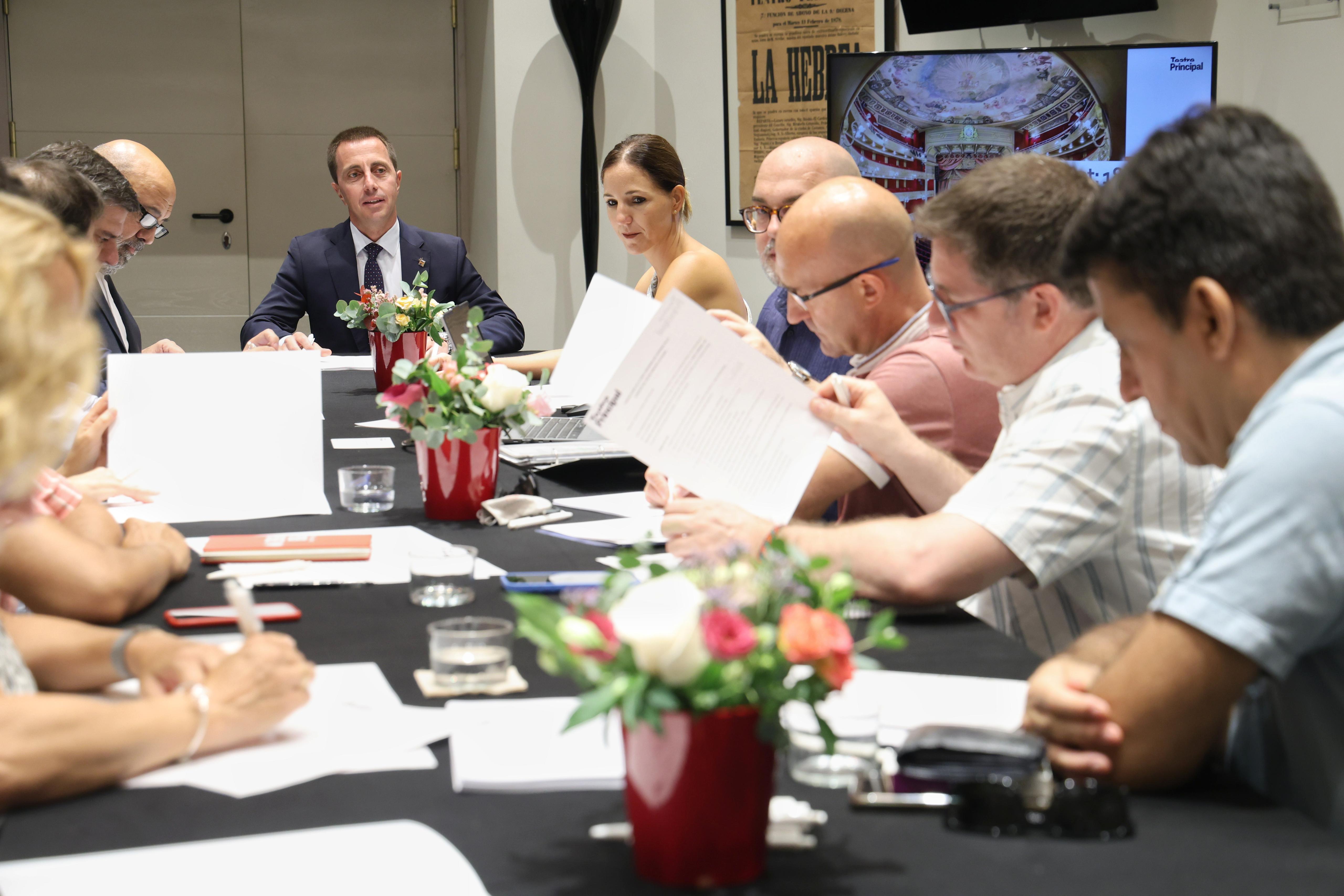 Reunión del Patronato de la Fundació del Teatre Principal