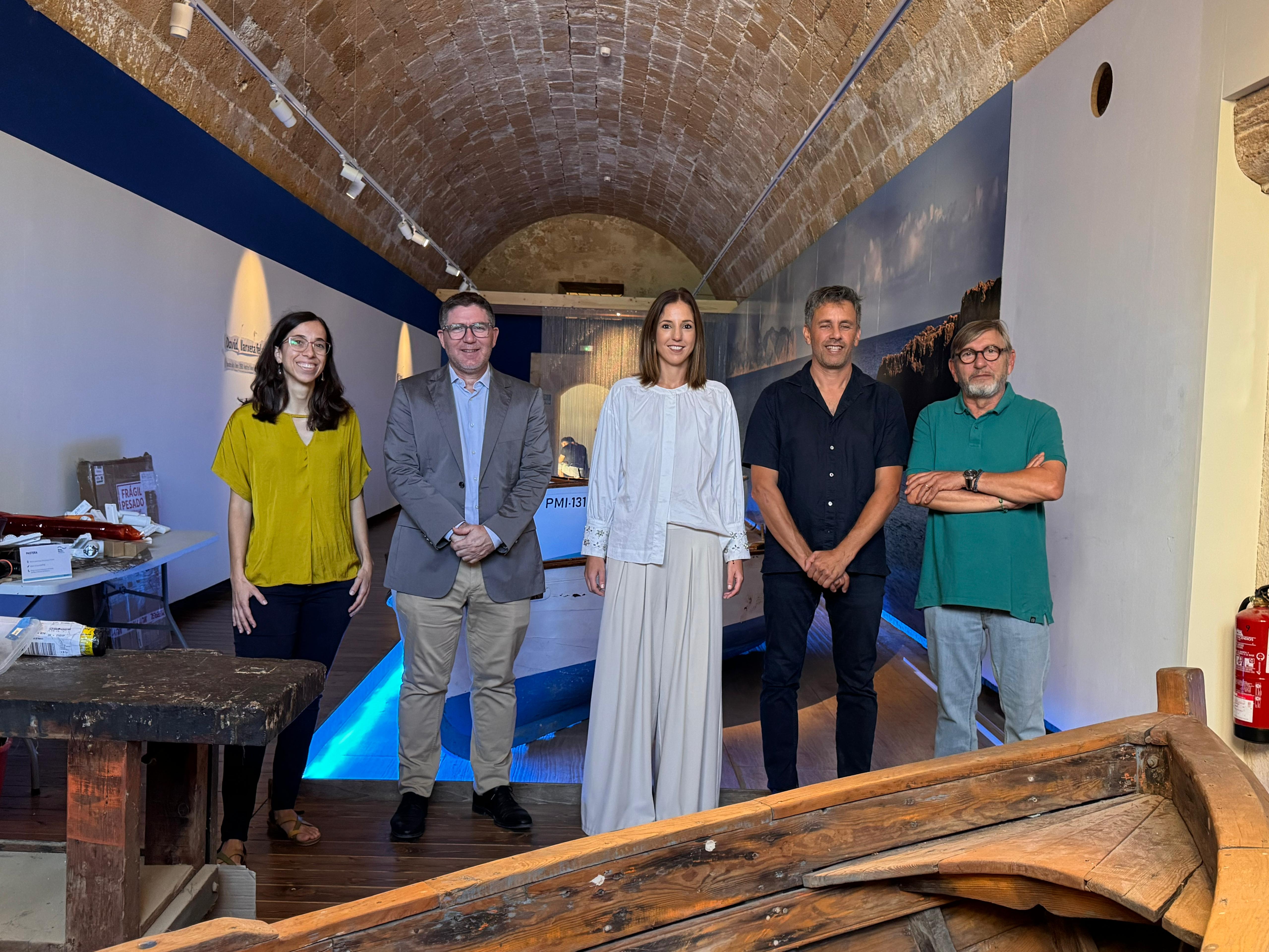 La vicepresidenta i consellera de Cultura i Patrimoni, Antònia Roca, al nou Museu Marítim de Mallorca, a Ses Voltes, Palma