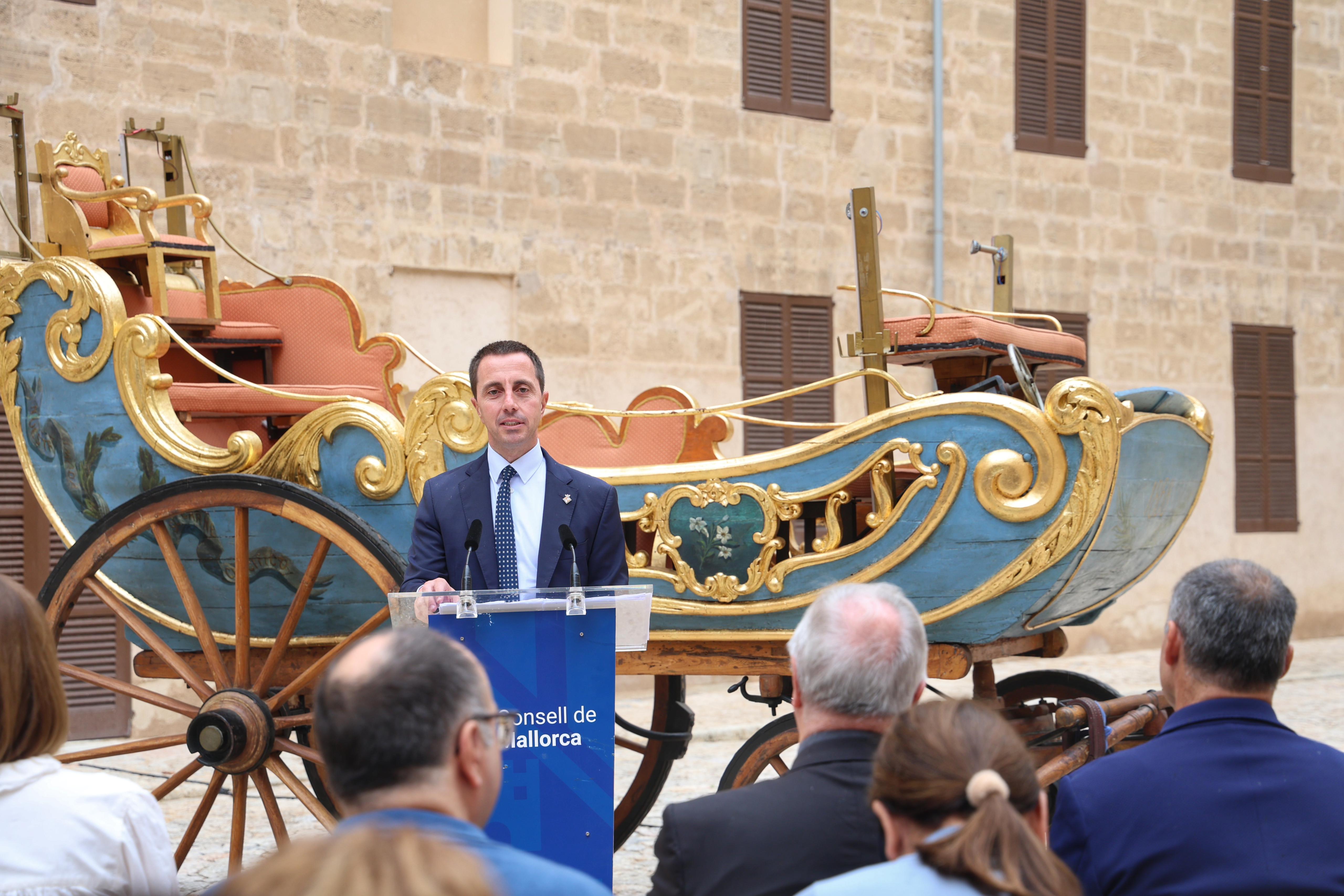 Intervenció del president del Consell de Mallorca, Llorenç Galmés