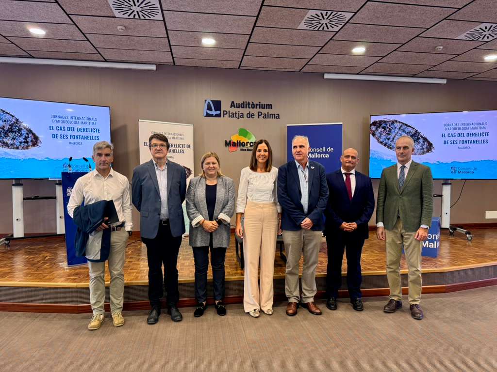 Inauguración de las Jornadas Internacionales de Arqueología Marítima dedicadas al pecio de ses Fontanelles