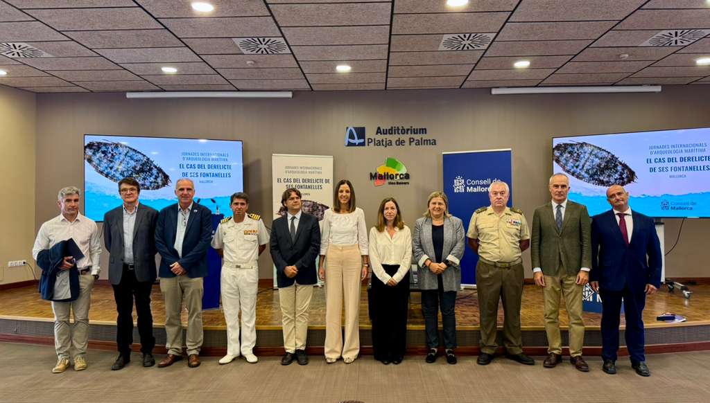 Inauguración de las Jornadas Internacionales de Arqueología Marítima dedicadas al pecio de ses Fontanelles