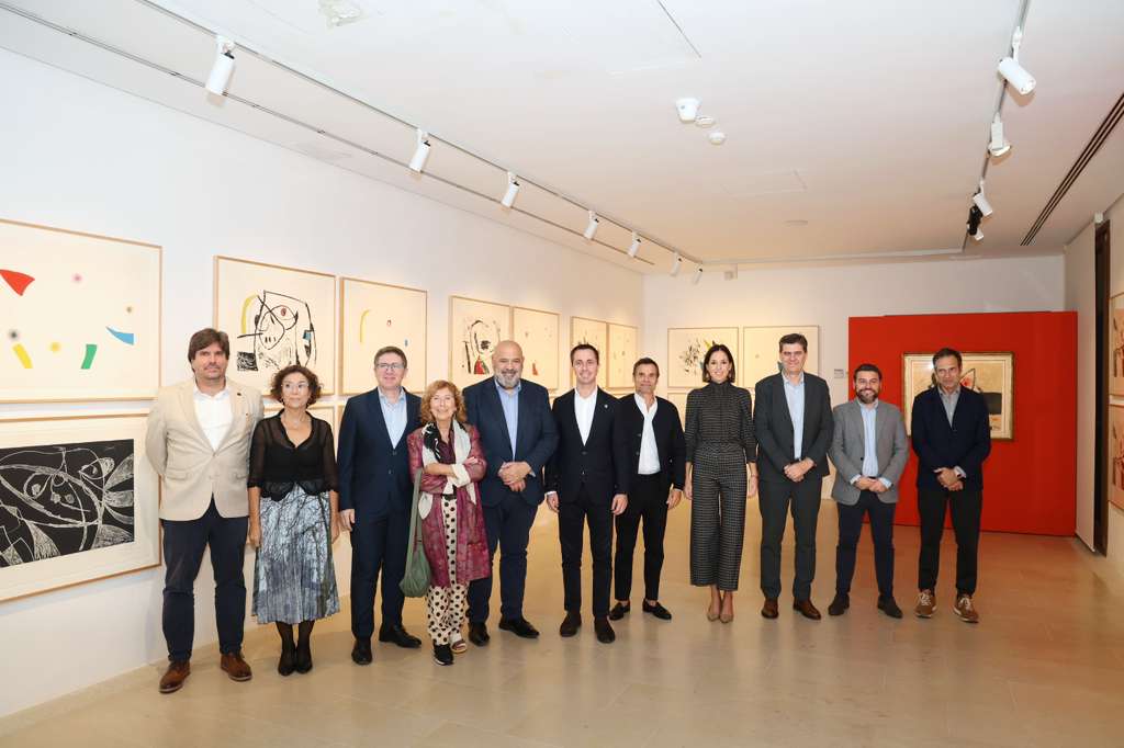 Inauguració de l'exposició «Joan Miró i el despertar de l’art contemporani a Mallorca. Miró i Pelaires 1969-1983» al Museu de Mallorca