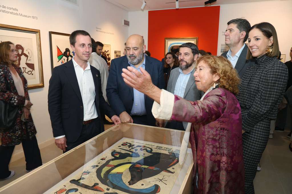 Inauguració de l'exposició «Joan Miró i el despertar de l’art contemporani a Mallorca. Miró i Pelaires 1969-1983» al Museu de Mallorca