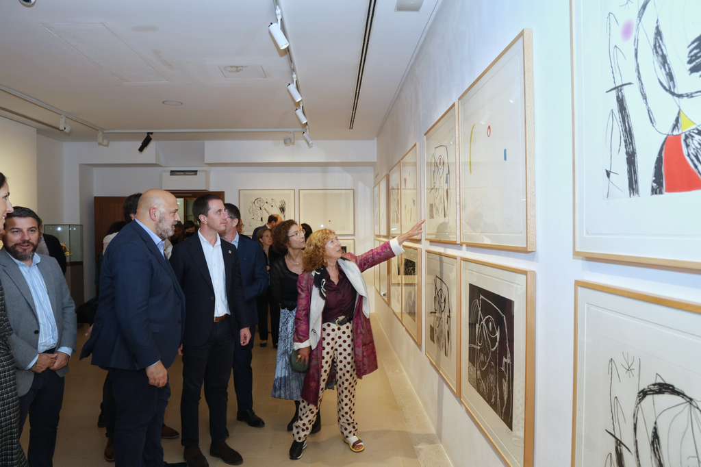 Inauguració de l'exposició «Joan Miró i el despertar de l’art contemporani a Mallorca. Miró i Pelaires 1969-1983» al Museu de Mallorca