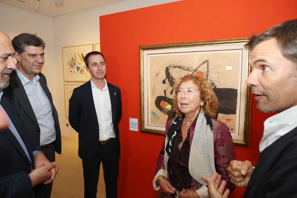 Inauguració de l'exposició «Joan Miró i el despertar de l’art contemporani a Mallorca. Miró i Pelaires 1969-1983» al Museu de Mallorca