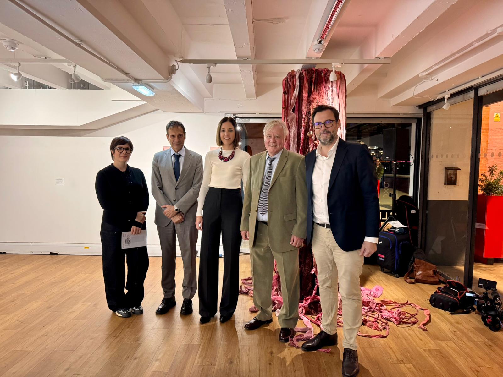 Presentació de l'exposició del projecte «Noves Presències» a l'Oxo Gallery de Londres