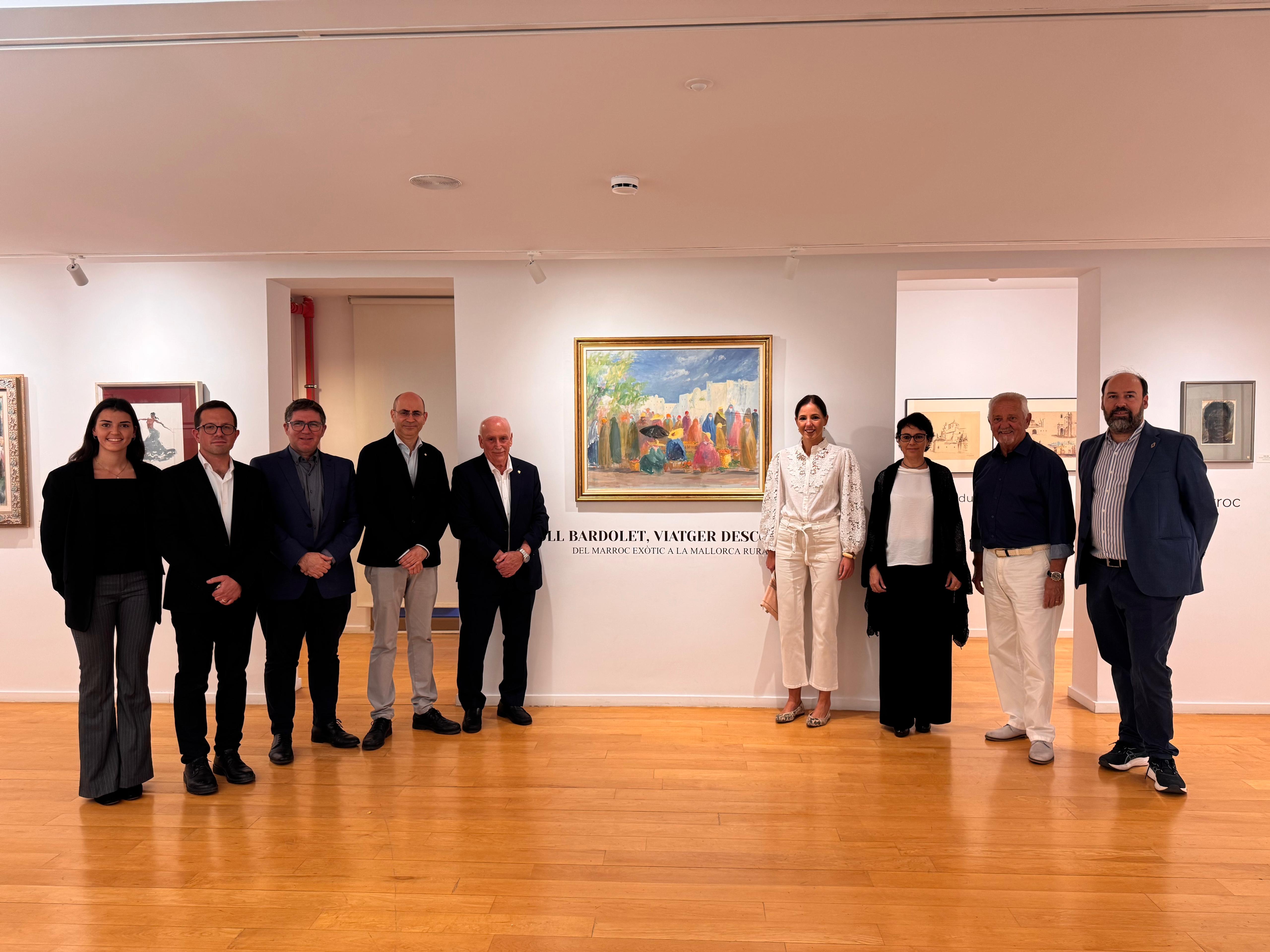 La vicepresidenta i consellera de Cultura i Patrimoni, Antònia Roca a la Fundació Cultural Coll Bardolet de Valldemossa