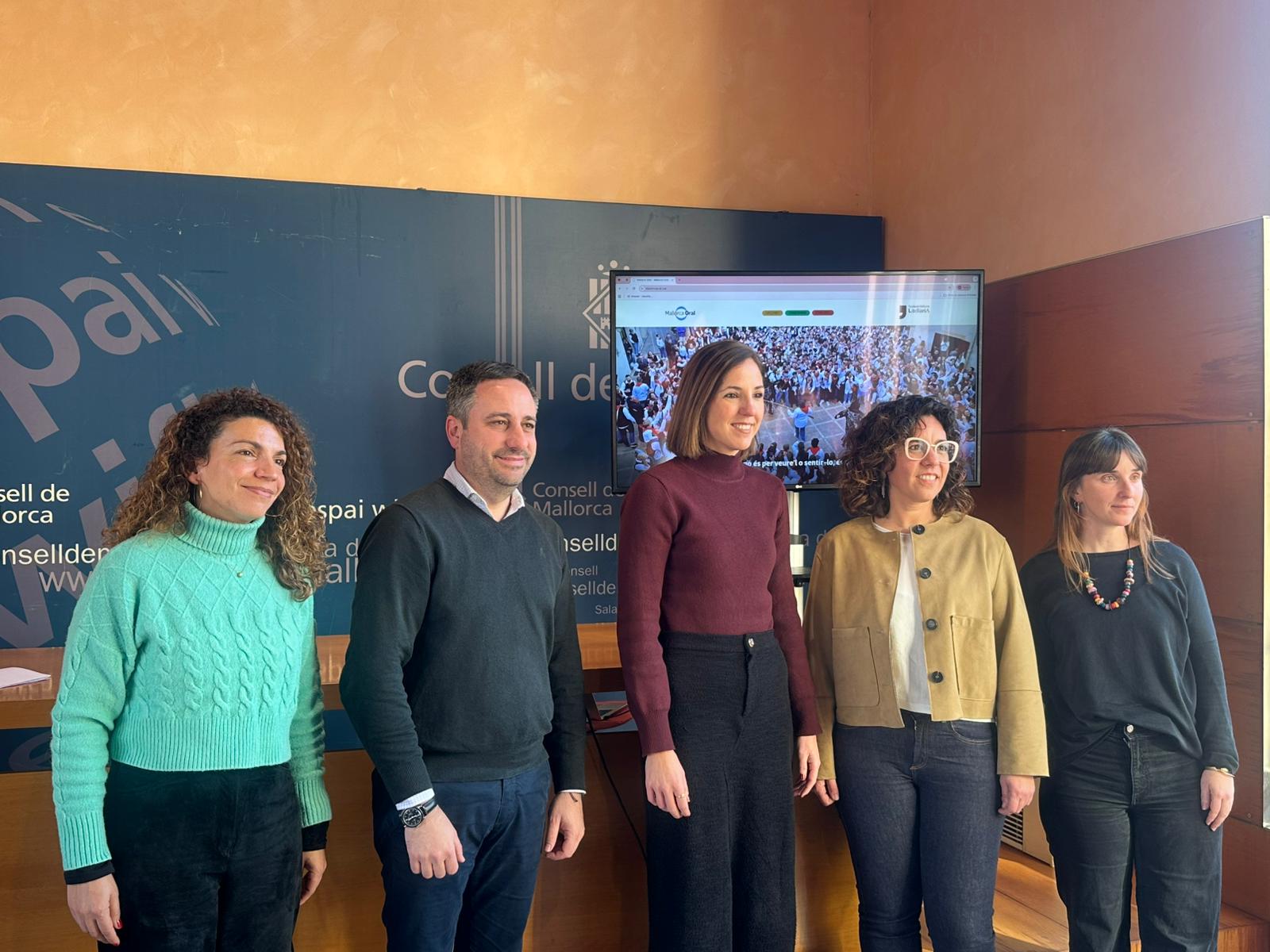 Presentación de Mallorca Oral, el nuevo espacio digital del Consell de Mallorca dedicado a la divulgación del patrimonio oral de Mallorca 