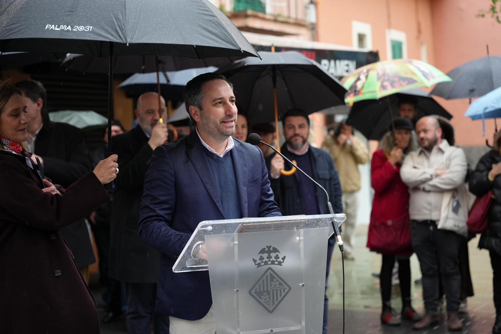 Presentació de l'estàtua commemorativa de Josep Maria Llompart a Palma