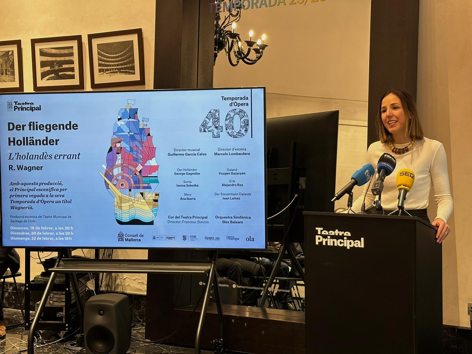 La vicepresidenta del Consell de Mallorca i consellera de Cultura i Patrimoni.