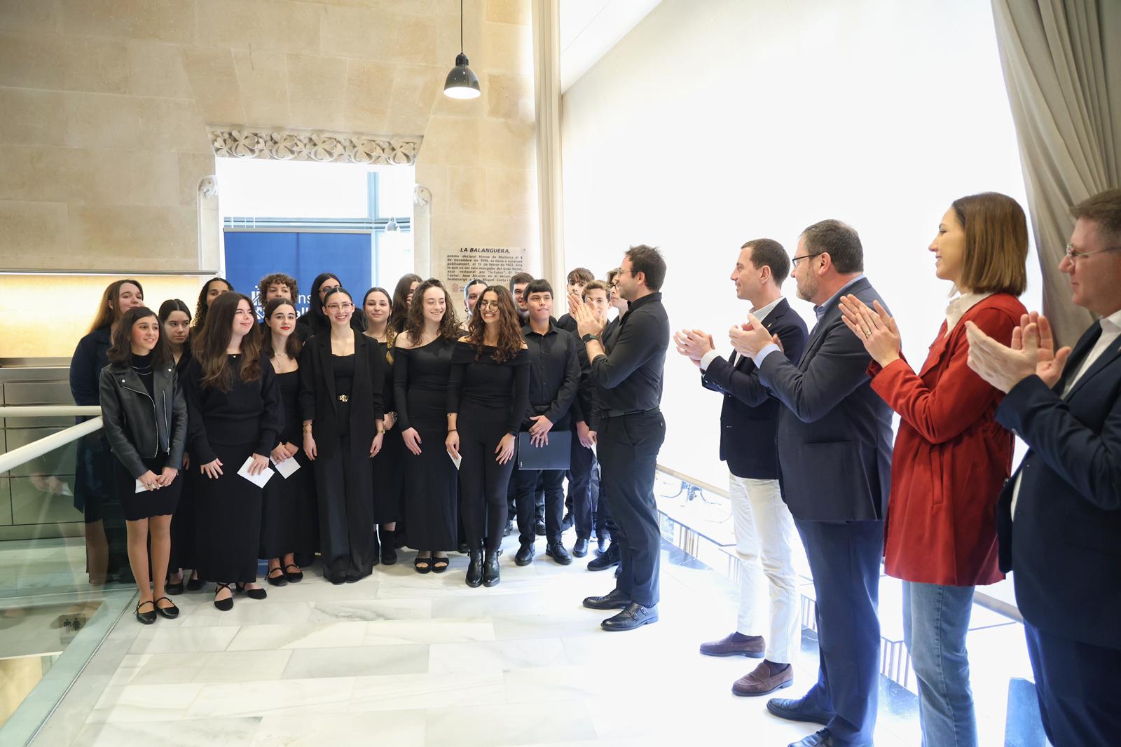 Acto de conmemoración de la primera lectura pública de La Balanguera en el Gran Hotel de Palma