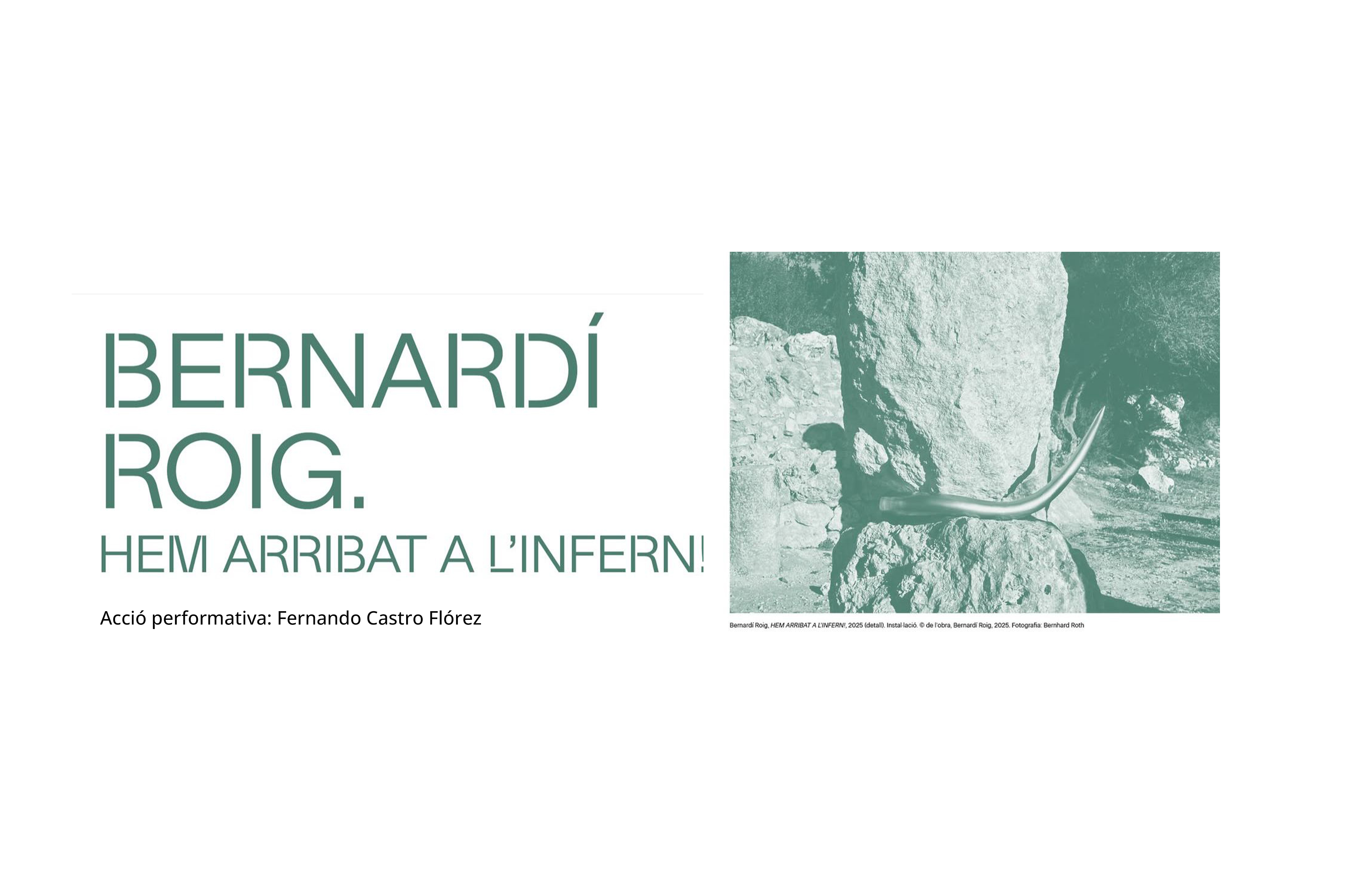 Exposición «Hem arribat a l’infern!» de Bernardí Roig