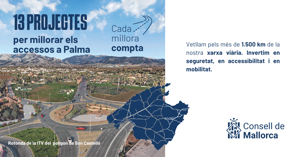 Rotonda de la ITV del polígono de Son Castelló