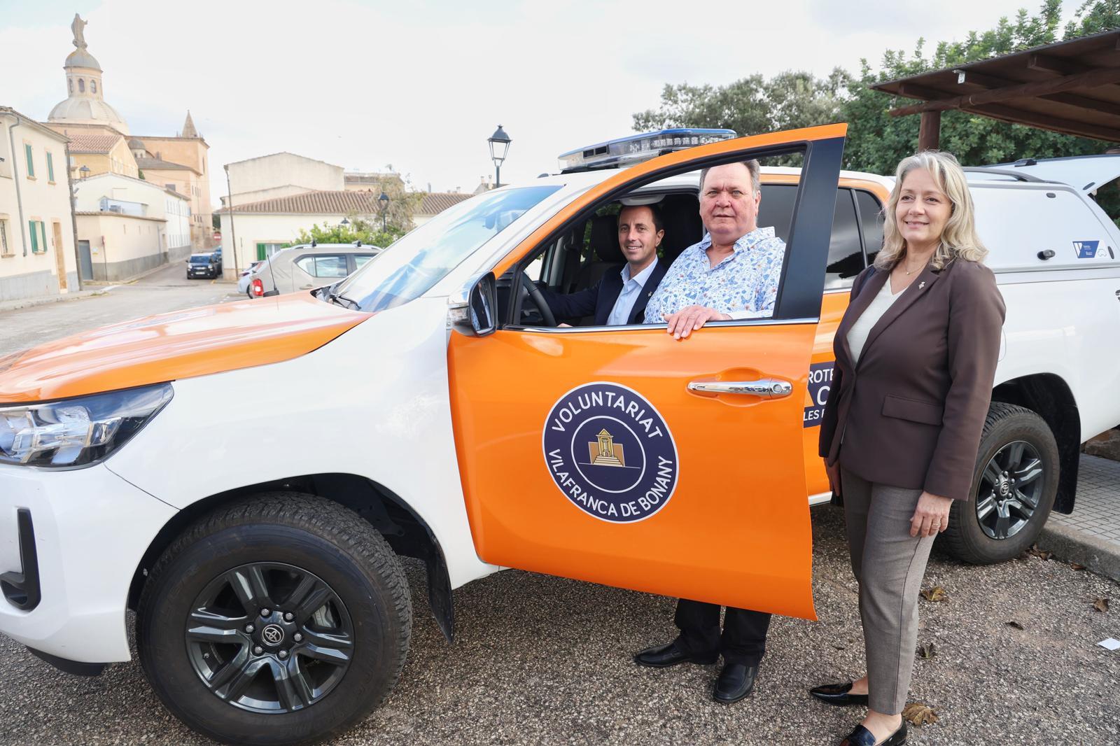 El presidente Galmés visita diferentes proyectos en Vilafranca de Bonany 